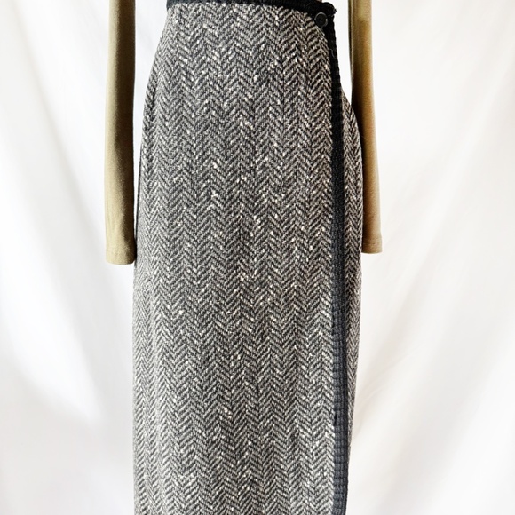 Reversible Wool Blanket Wrap Skirt XS - Picture 2 of 9